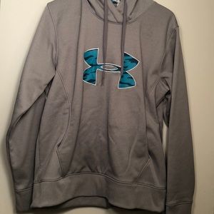 Grey Under Armour hoodie large
